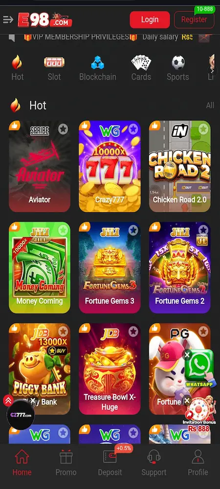 E98 Game