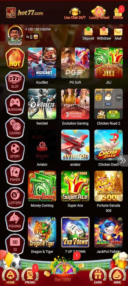 Hot77 Game