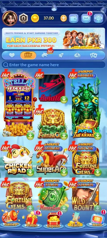 SVIP Club Game interface