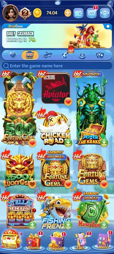 Svip Slots game